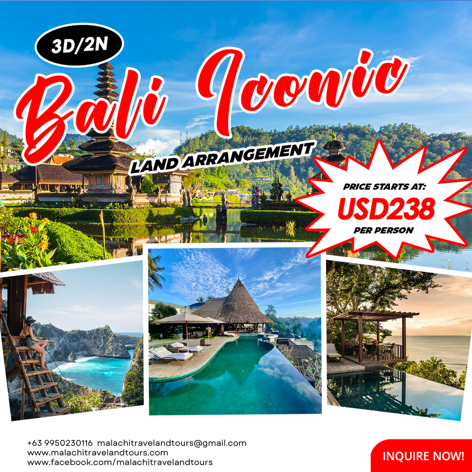 3D2N BALI, INDONESIA LAND ARRANGEMENT TOUR