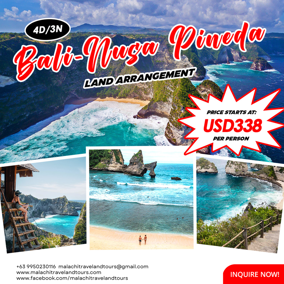 4D3N BALI-NUSA, INDONESIA LAND ARRANGEMENT TOUR